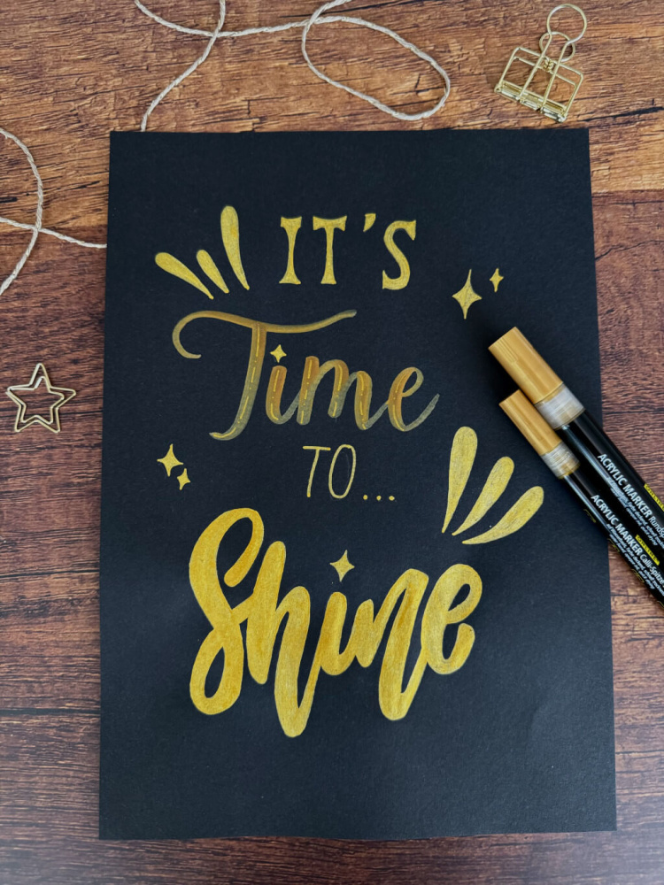 Flomastri Online, Lettering