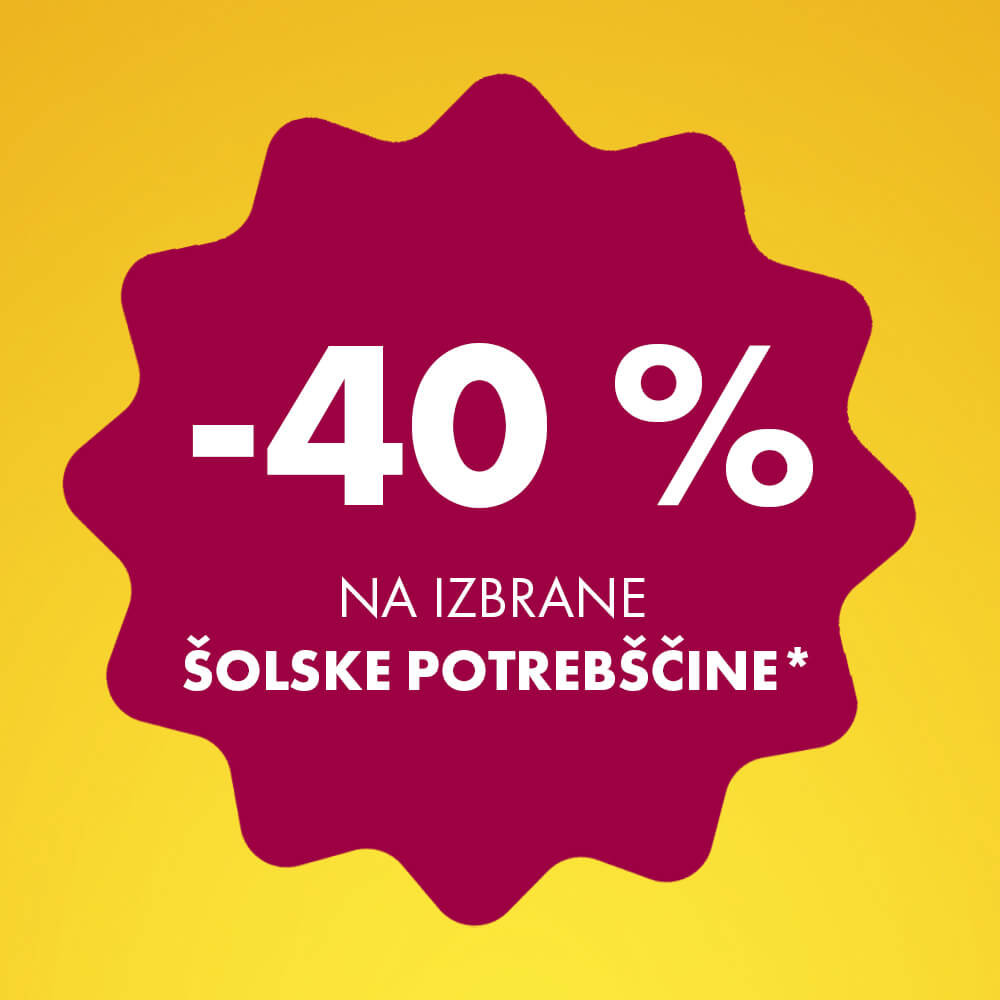 -40 % na izbrane šolske potrebščine 2
