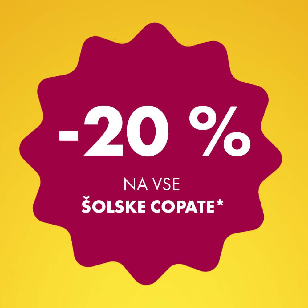 -20 % na copate