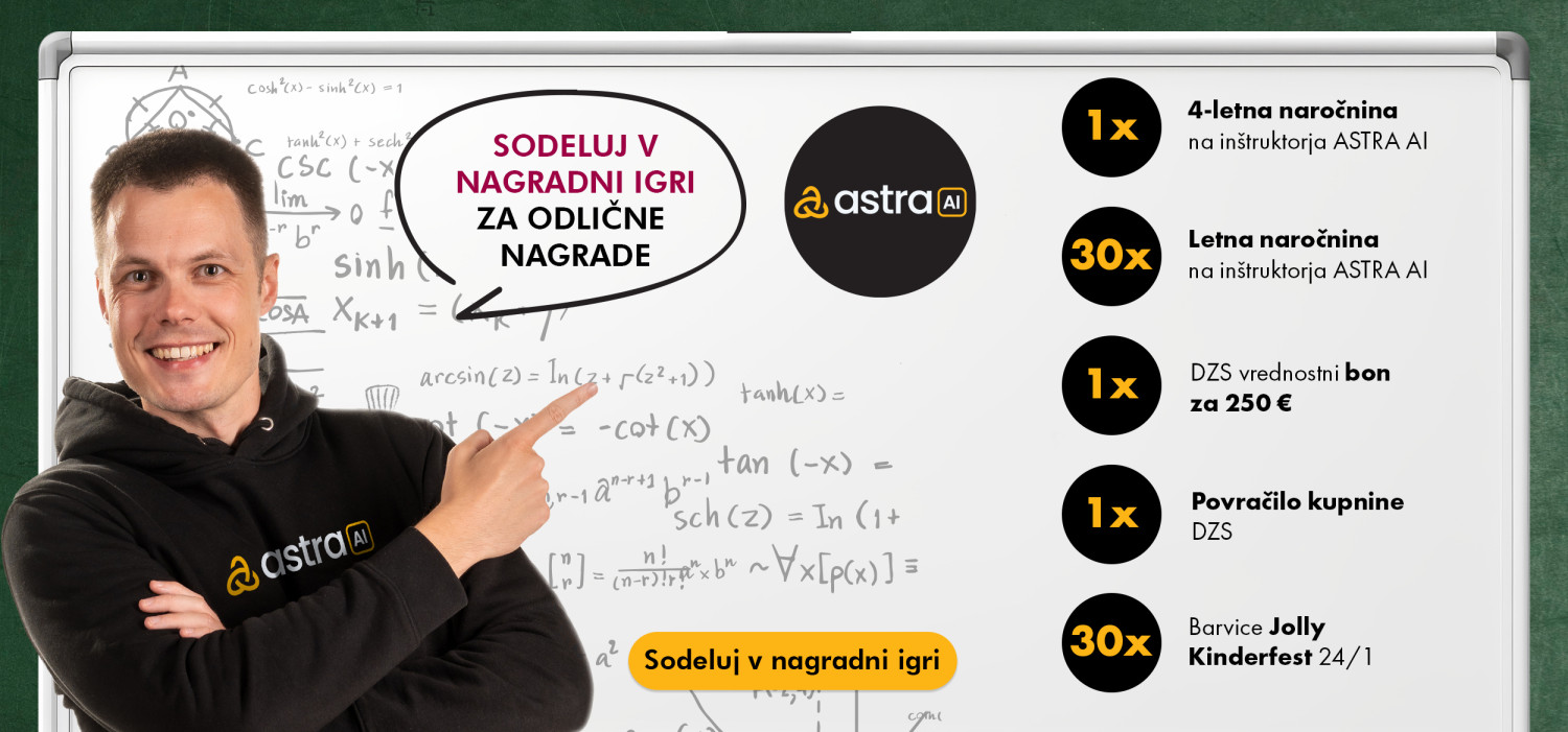 Nagradna igra DZS in ASTRA AI