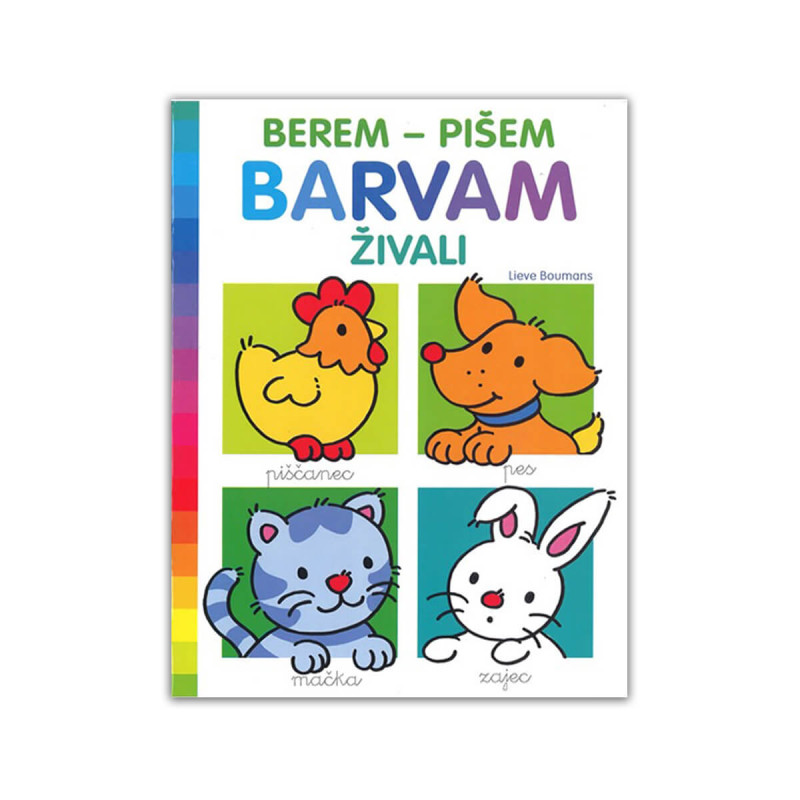 Berem, pišem, barvam - živali