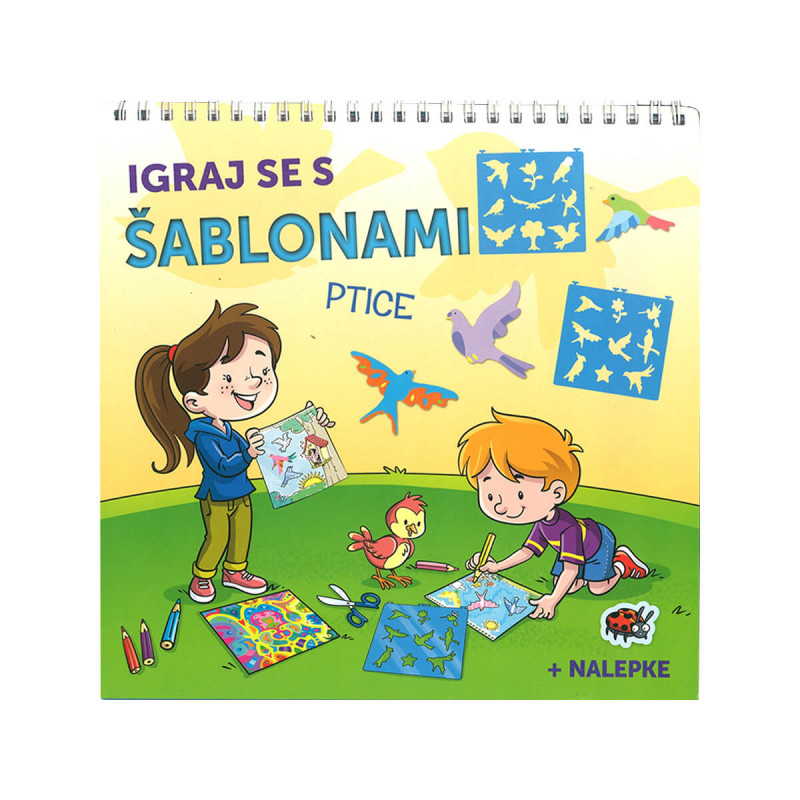 Igraj se s šablonami - ptice