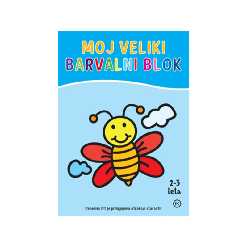 Moj veliki barvalni blok (2-3 leta)