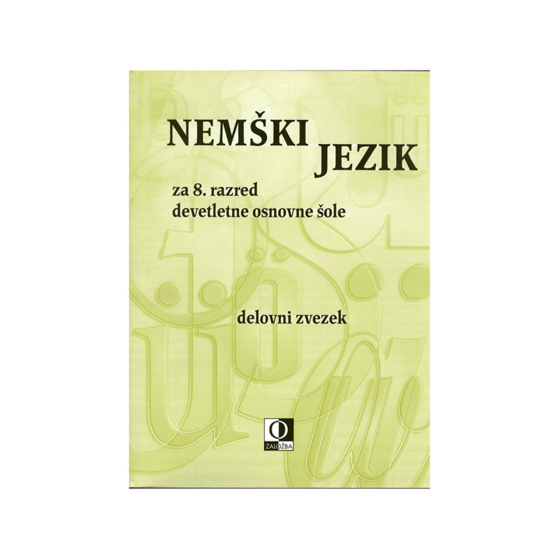 Nemški jezik 8, delovni zvezek
