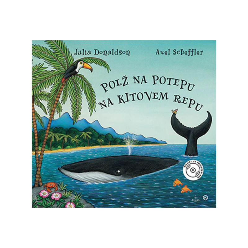 Polž na potepu na kitovem repu, z DVD-jem