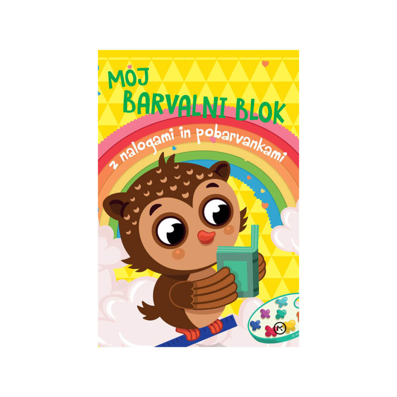 Moj barvalni blok-sovica