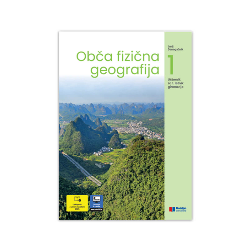 OBČA FIZIČNA GEOGRAFIJA, učbenik za geografijo v 1. letniku gimnazij