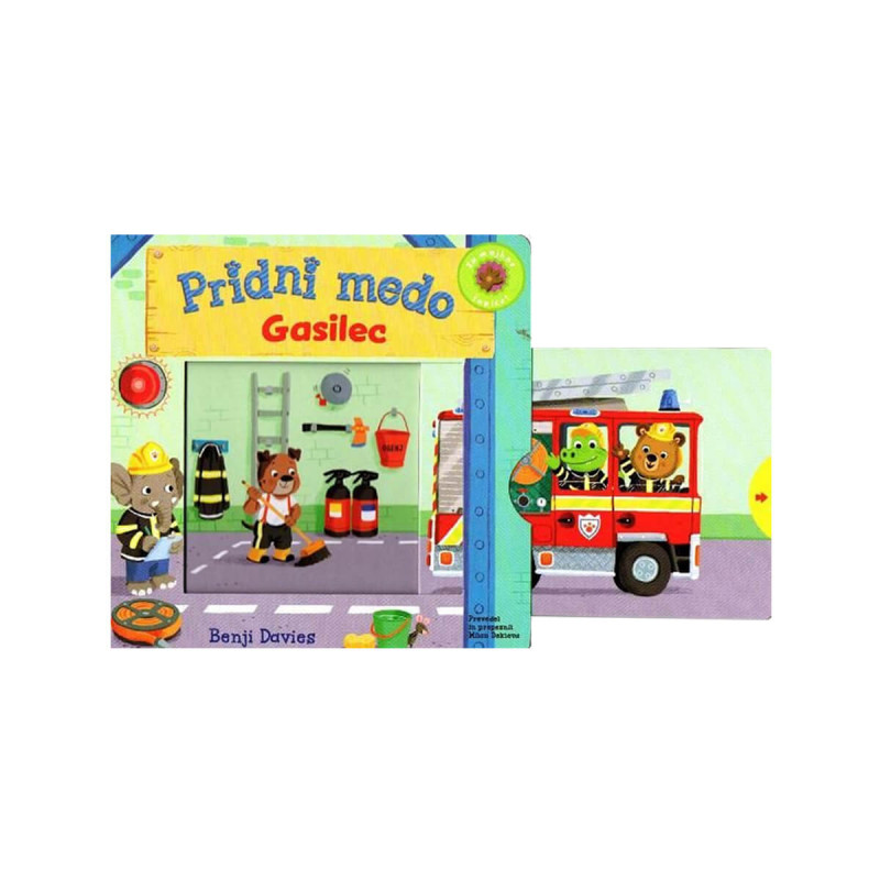 Pridni medo - gasilski avto