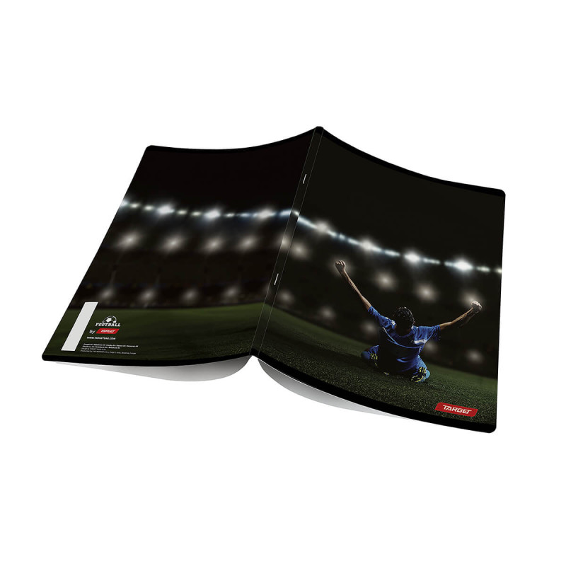Zvezek A4 52 listni karo 5mm Football, Target