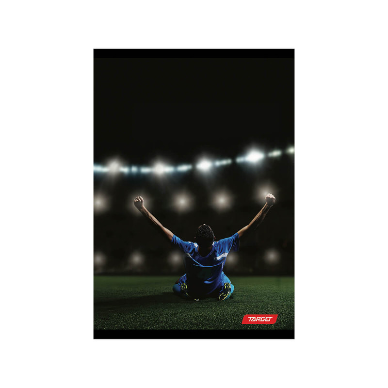 Zvezek A4 52 listni gladek Football, Target