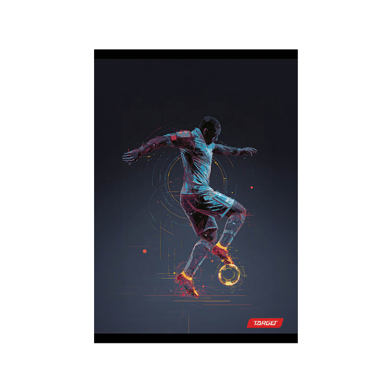 Zvezek A4 52 listni gladek Football, Target