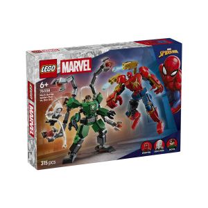 LEGO  Super Heroes 76338 Spopad v robotskih oklepih  Spider-Man proti Doc Ocku