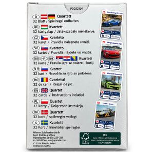 Karte Športni avtomobili, Piatnik