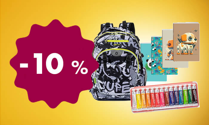 -10 % na šolske potrebščine