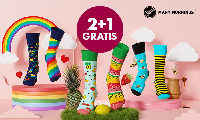 Nogavice Many mornings 2+1 gratis