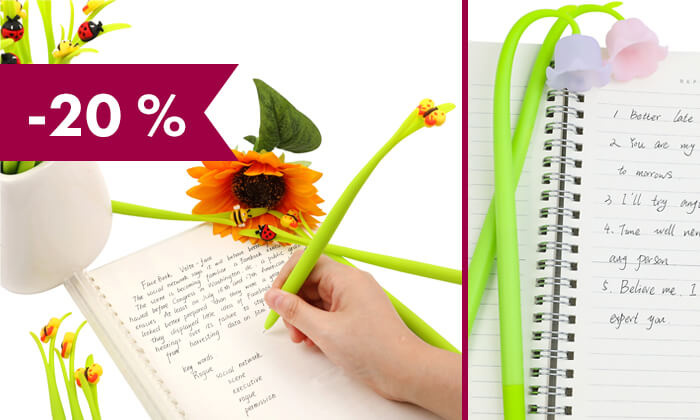 -20 % na silikonska pisala