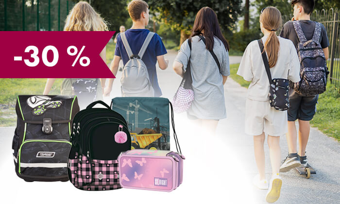 -30 % na izbrane šolske potrebščine
