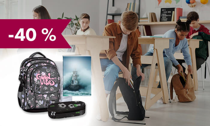 -40 % na izbrane šolske potrebščine