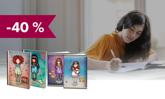 -40 % na izbrane zvezke Gorjuss
