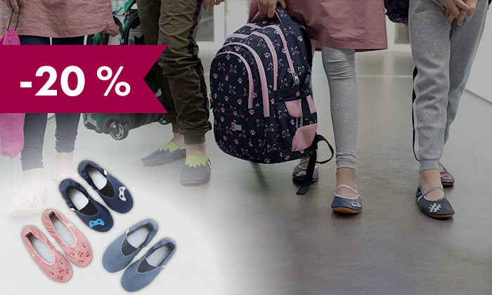 -20 % na šolske copate Rolly