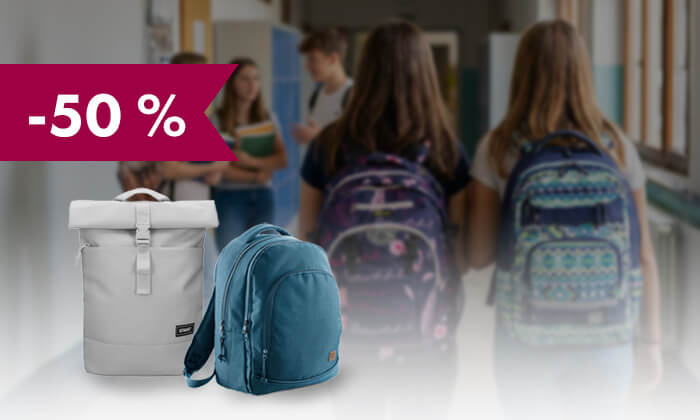 -50 % na izbrane šolske nahrbtnike