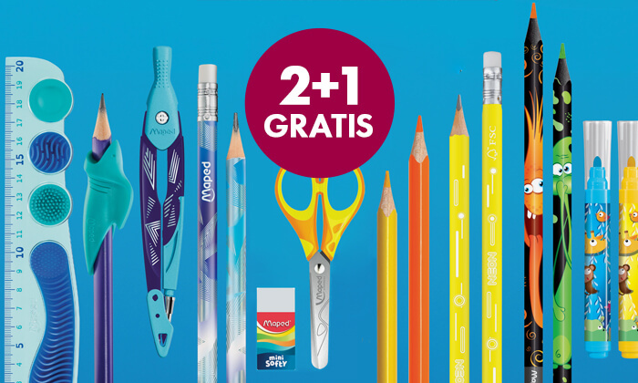 Izbrani izdelki Maped 2+1 gratis