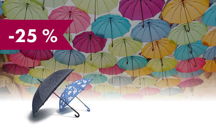 -25 % na izbrane dežnike