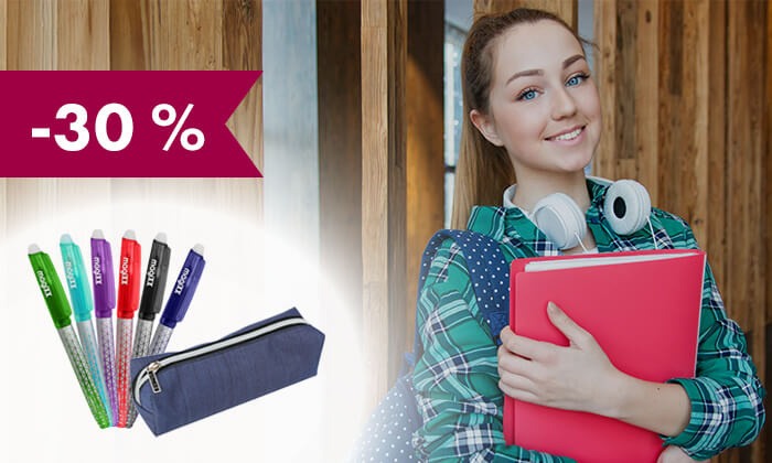 -30 % na izbrane šolske potrebščine