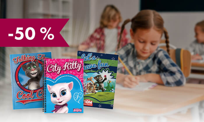 -50 % na izbrane izdelke Talking Tom