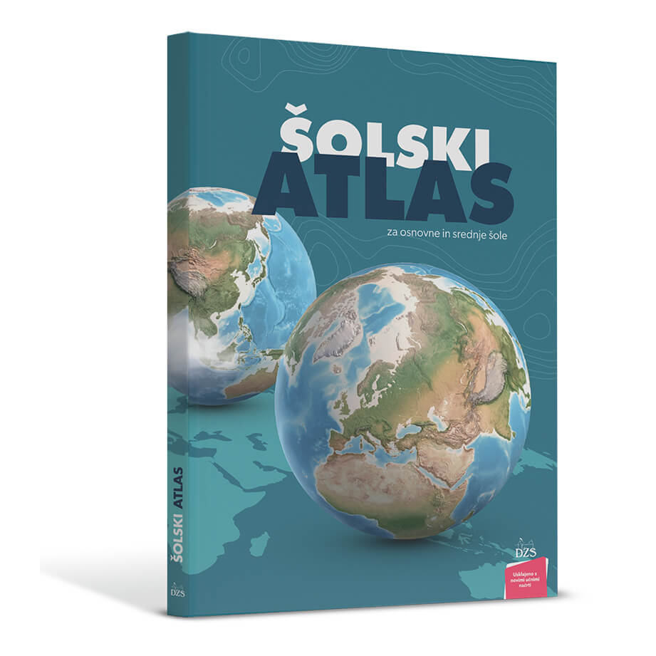 Šolski atlas DZS je usklajen z novim učnim načrtom. Tematski zemljevidi pokrivajo vse cilje, ki jih pri obravnavi Slovenije predvideva nov učni načrt.