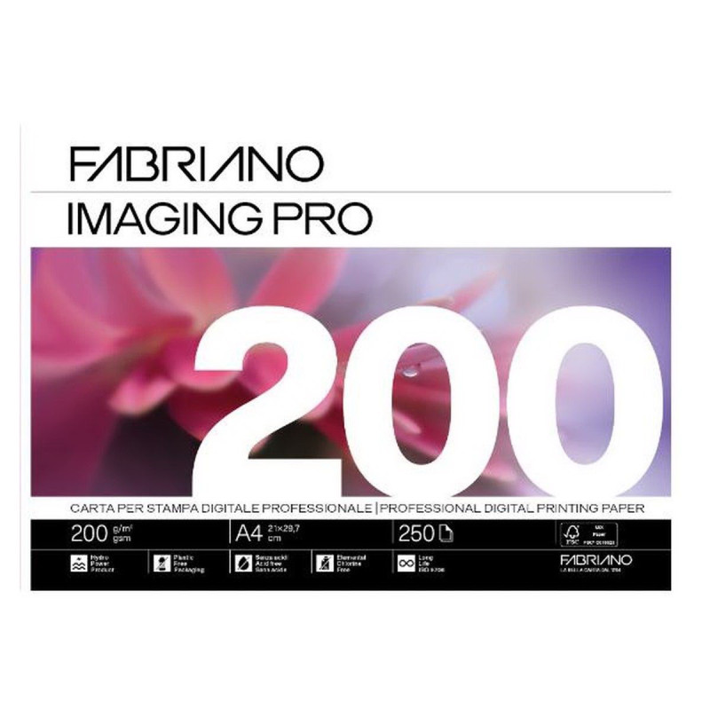 Papir, Fabriano, A4, fotokopirni, bel, 200 g, 250 listov