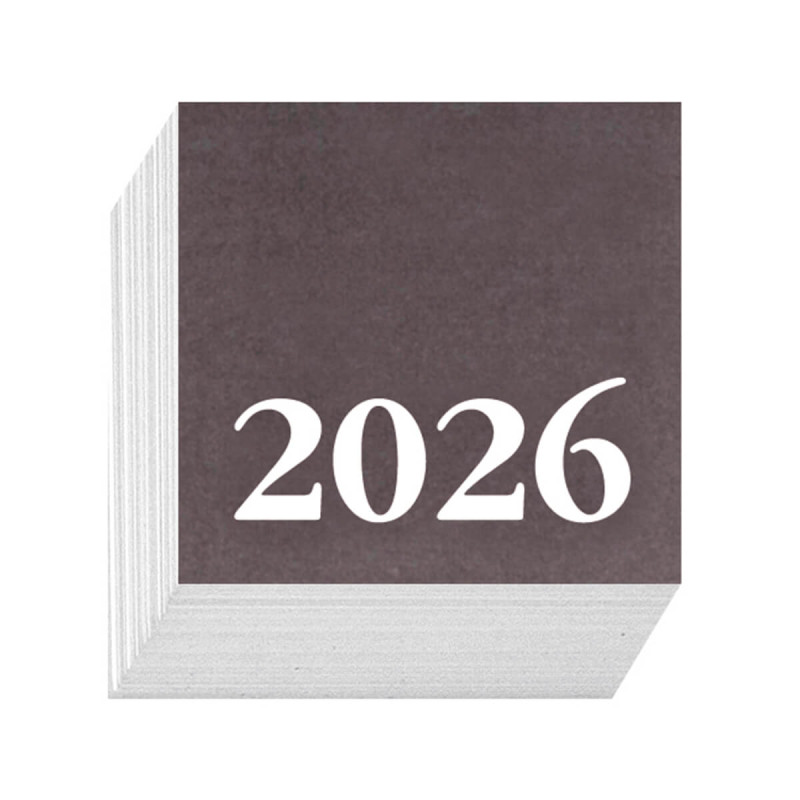 Letni koledar, dnevni, kocka, 2026