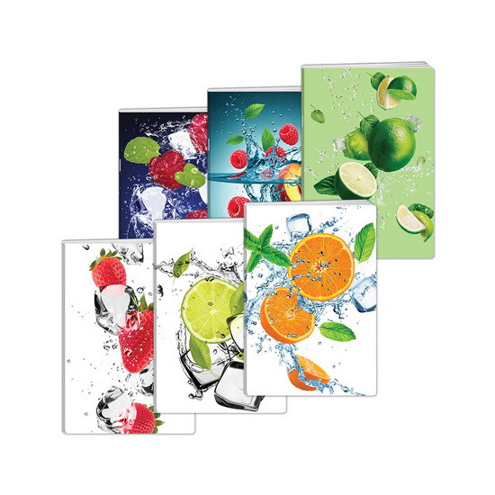 Zvezek A4, New Design, 52-listni, brezčrtni, Icy Fruit,