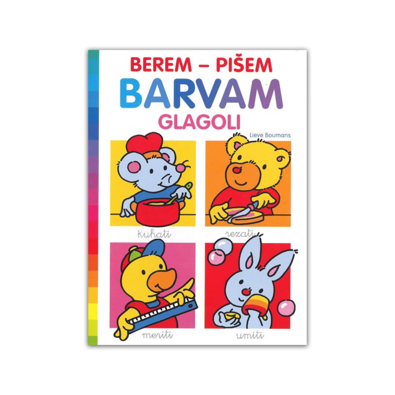 Berem, pišem, barvam - glagoli