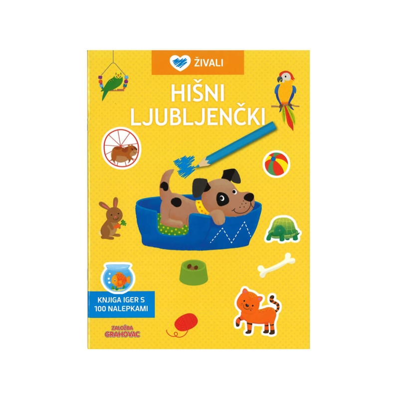 Hišni ljubljenčki, Knjiga iger s 100 nalepkami