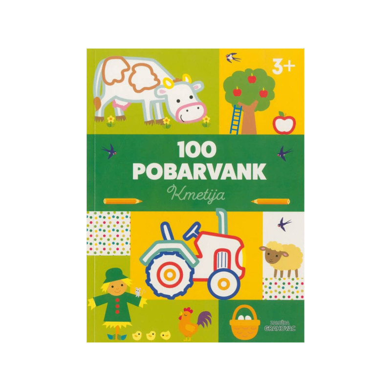 100 pobarvank 3+