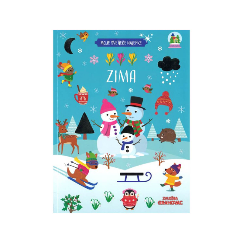 Moje svetleče nalepke-Zima