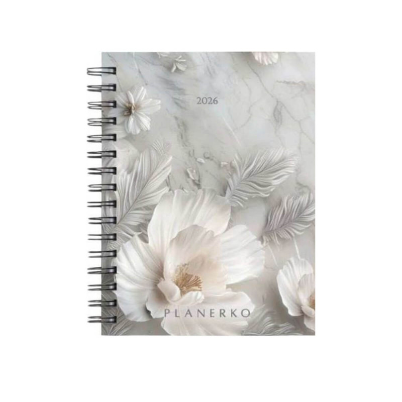 Letni planer 2026, pure white