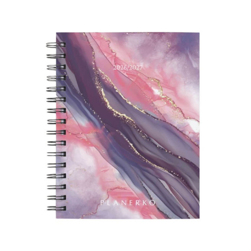Planerko  Šolski planer 26/27 (Blush Marble)