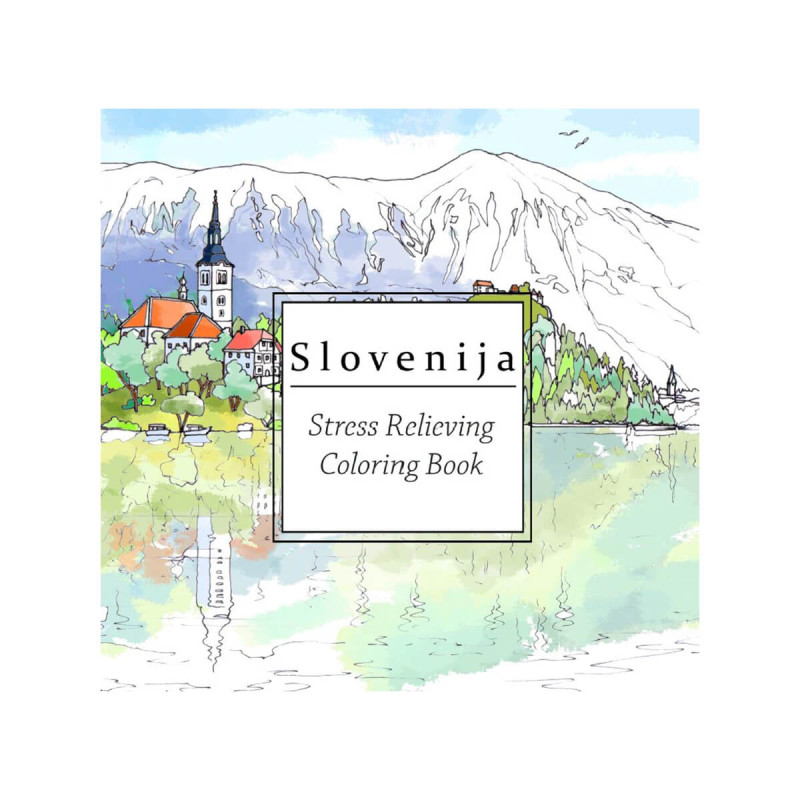 Slovenija-stress relieving coloring