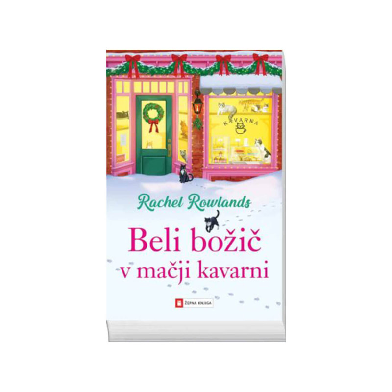 Beli božič v mačji kavarni-žk