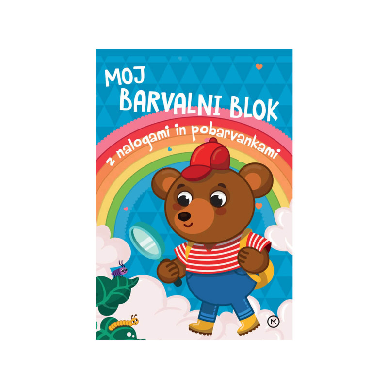 Moj barvalni blok-medvedek