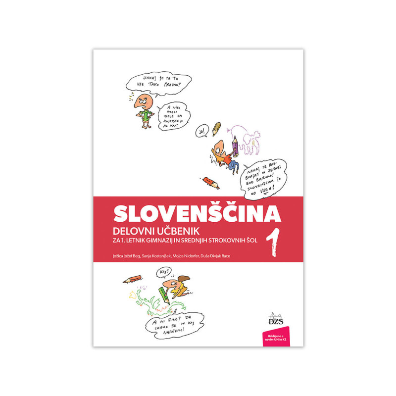 Slovenščina 1, delovni učbenik za gimnazije in srednje šole