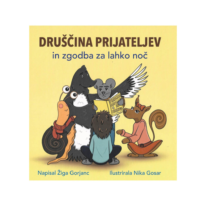 Druščina prijateljev in zgodba za lahko noč