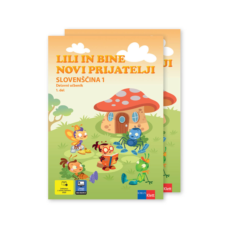 Lili in Bine, Novi prijatelji 1, delovni učbenik za slovenščino