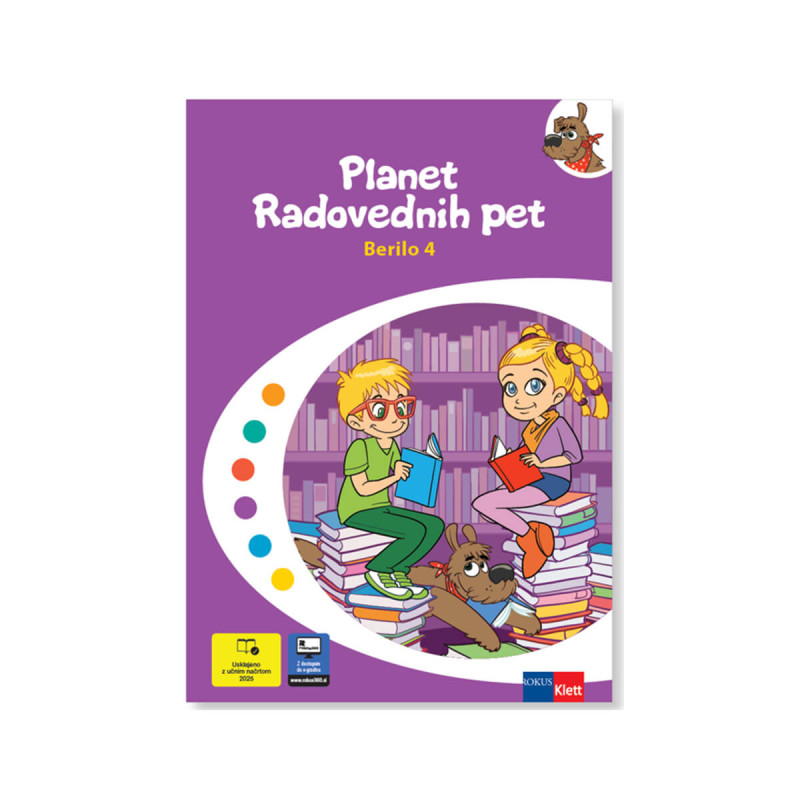 PLANET RADOVEDNIH PET 4 - prenova 2026, berilo za slovenščino (književnost) v 4. razredu