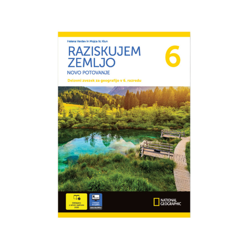 RAZISKUJEM ZEMLJO 6. NOVO POTOVANJE - prenova 2026, DZ za geografijo v 6. razredu