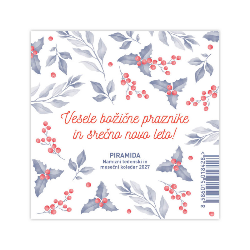 Namizni koledar, piramida, 2027, 201234, 12,5 x 15