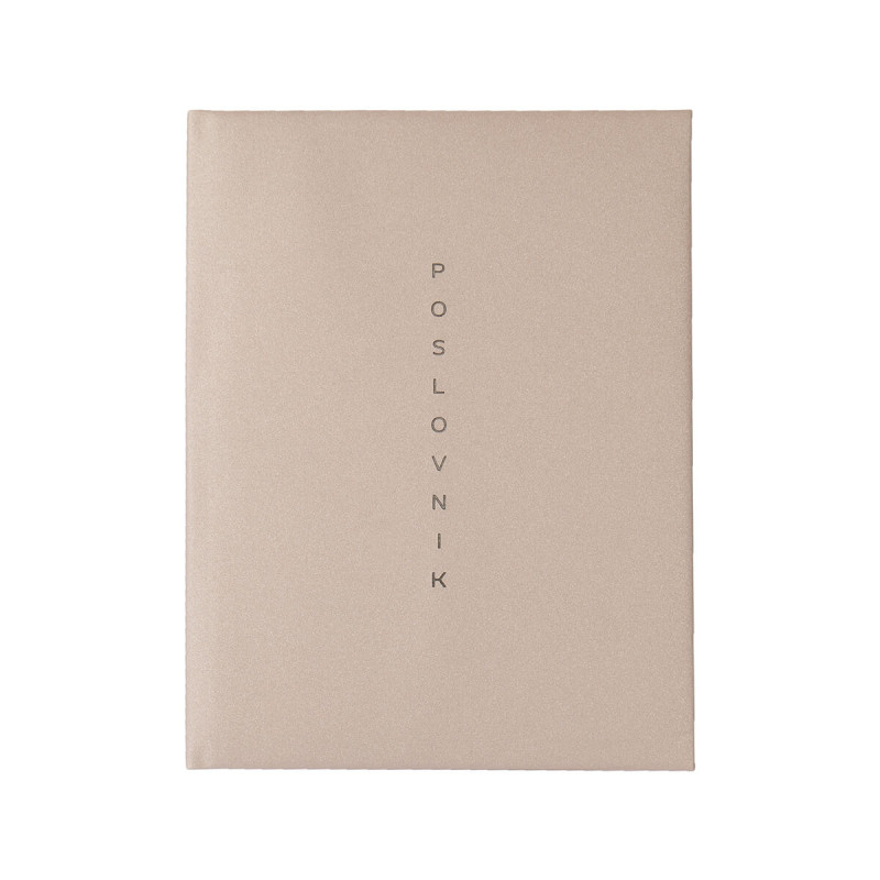 Poslovnik, SPARKLE, 20 x 26,9 cm, črte, 192 strani, 80g beli papir, roza, 2027
