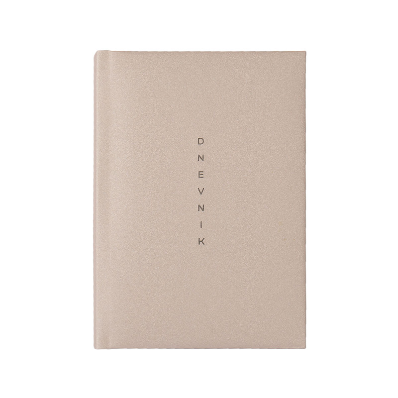 Dnevnik, SPARKLE, 14,6 x 24,3 cm, črte, 192 strani, 80g beli papir, roza, 2027